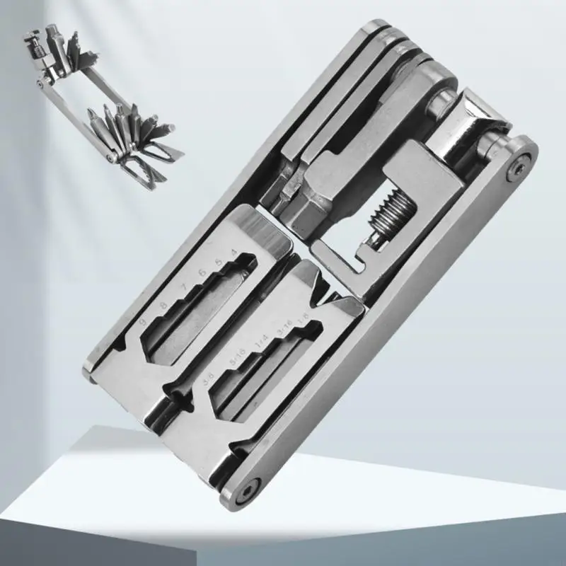 

M89D Compact 15 в 1 наборы для ремонта велосипедов для дорожных и горный велосипед MultiTools