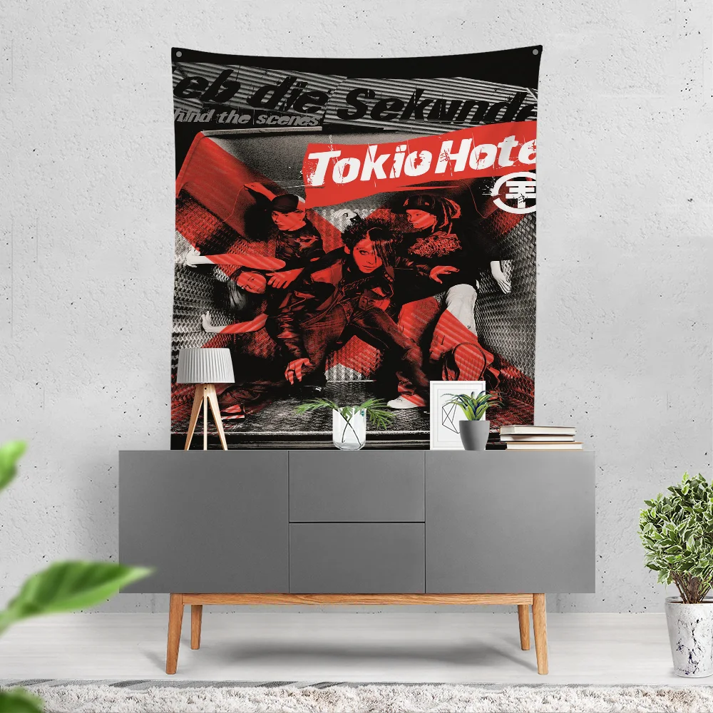 

Tokio Hotel Band Flag Banner Flag Art Decoration Design Decor Vintage Structure Party Garden Flag Club Bar Study Bedroom