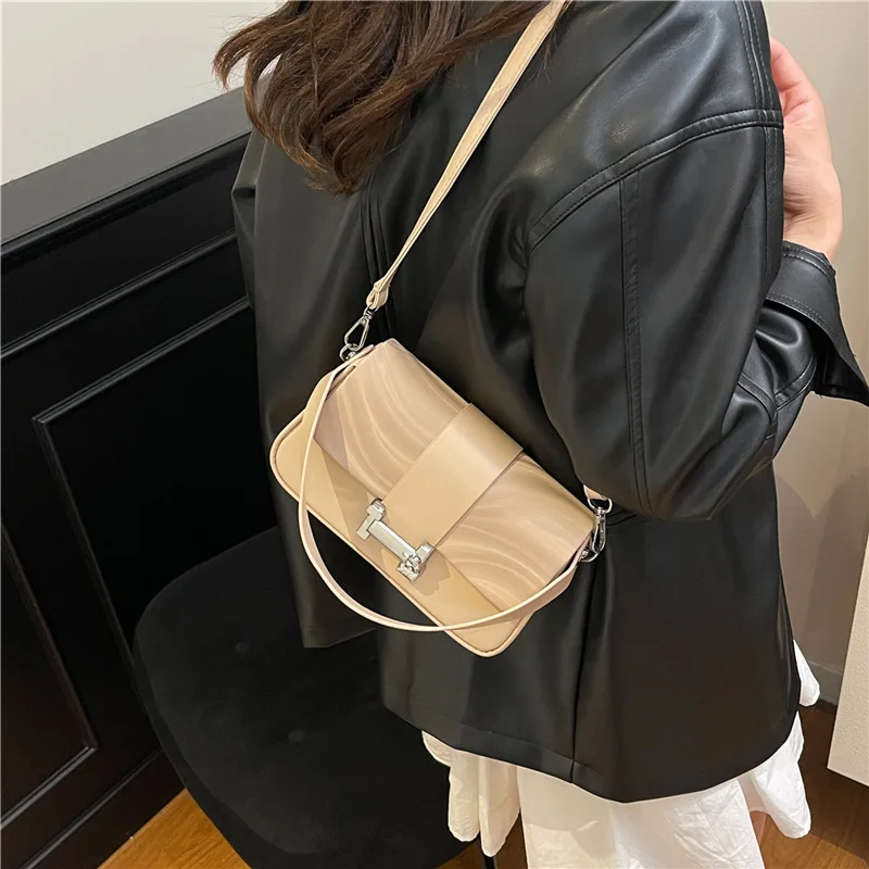 

2025 New Minimalist Flap Bag - Crossbody/Shoulder/Handheld Purse, Lightweight & Versatile, Elegant Women's Bag