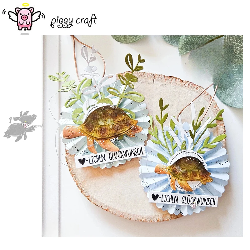 Piggy Craft metal cutting dies cut die mold Turtle decoration Scrapbook paper craft knife mold blade punch stencils dies