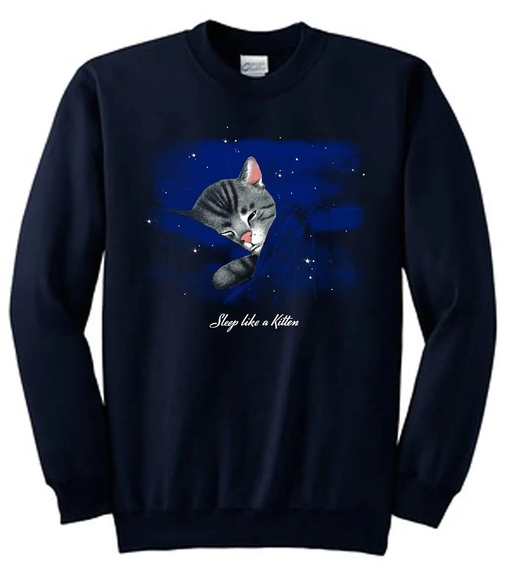 Starlight Chessie kitten Train Authentic Railroad Sweatshirt [15]