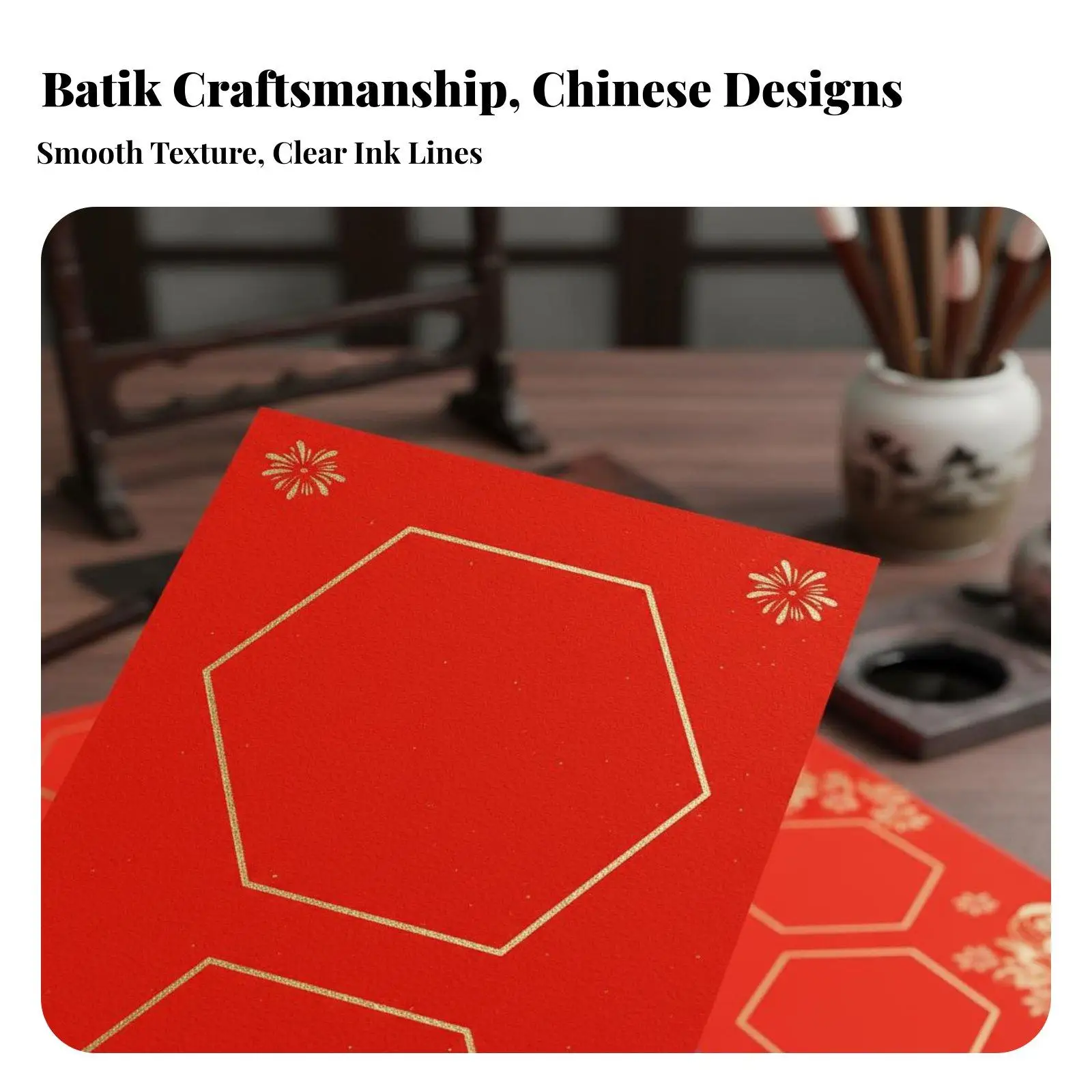 Blank Spring Festival Couplets Batik Craft Spring Festival Couplet Paper Good