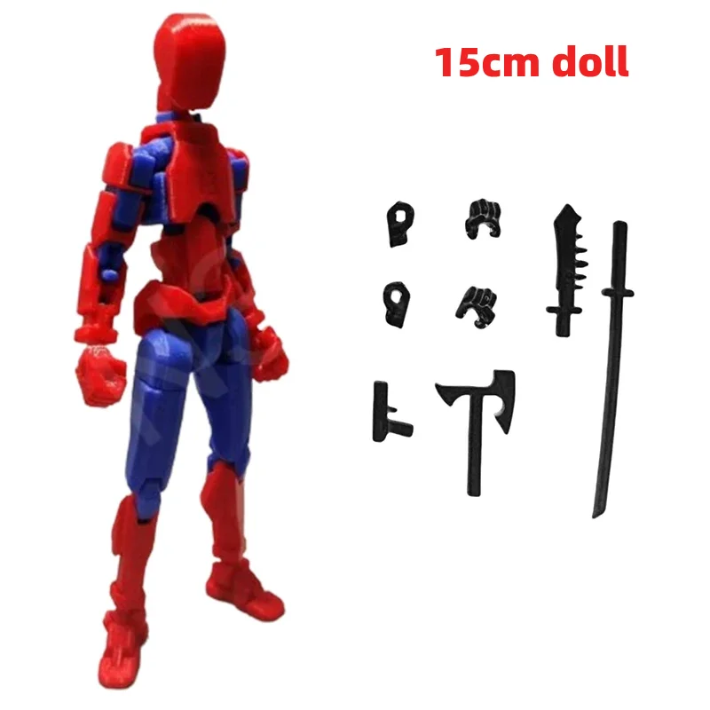 

Lucky 13 Figure Toys 3.0 Dummy 13 Multi-Jointed Movable Robot Action Figuras 3d Printed Mannequin DIY Decompression Toys Gifts