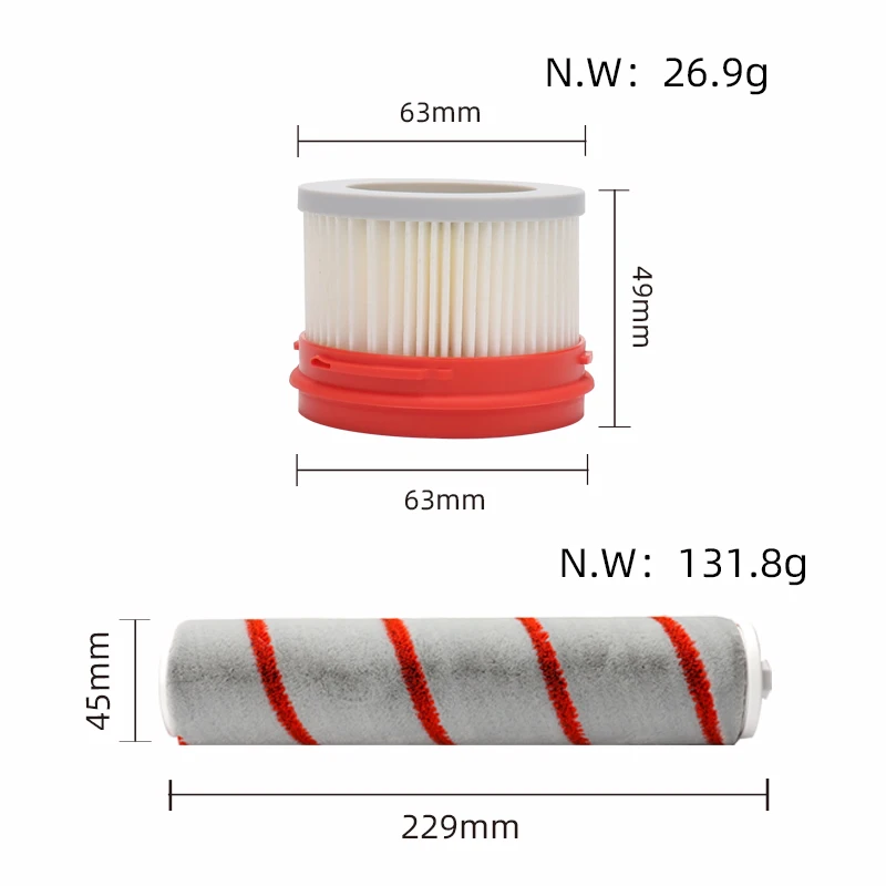 Main Brush HEPA Filter For Xiaomi Dreame V8 V9 V9B V9P XR V10 V11 Wireless Handheld Vacuum Cleaner Accessories