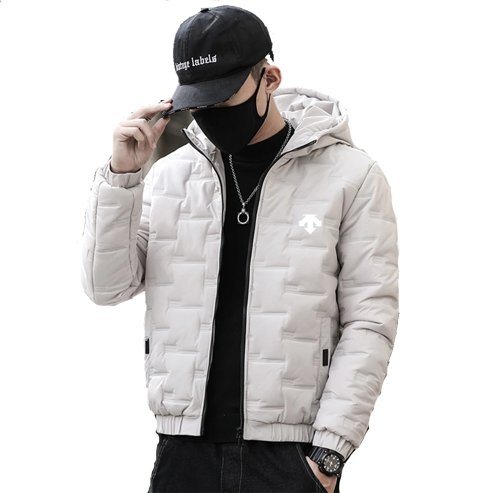 Fashionable new down jacket fashionable jacket youth plus size down jacket casual sports jacket men's winter hooded jacket