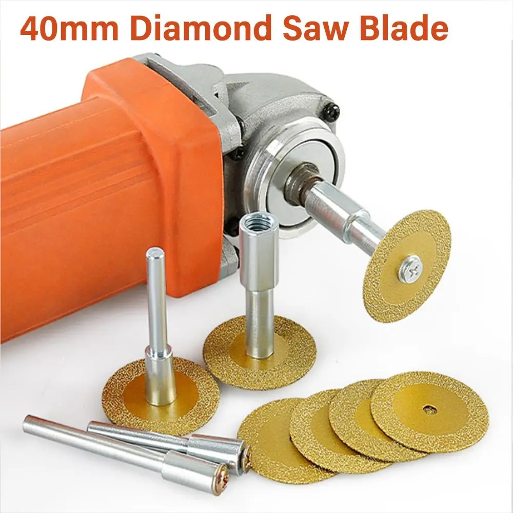 Practical Brazing Diamond Cutting Disc 40mm Diamond Carving Blade Diamond Grinding Wheel Marble Jade Ceramic Tile