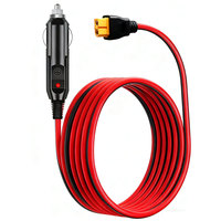 2m/6.5FT Car Cigarette Lighter to XT60 Female Cable for Anker EcoFlow Allpowers Bluetti Fossibot Oukitel Portable Power Stations