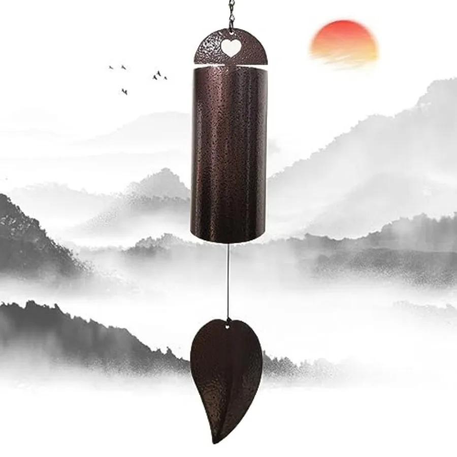 

Wind Chimes for Outside Deep Tone Memorial Wind Chime Outdoor Deep Resonance Serenity Bell Copper Wind Bell Sympathy Gift Garde