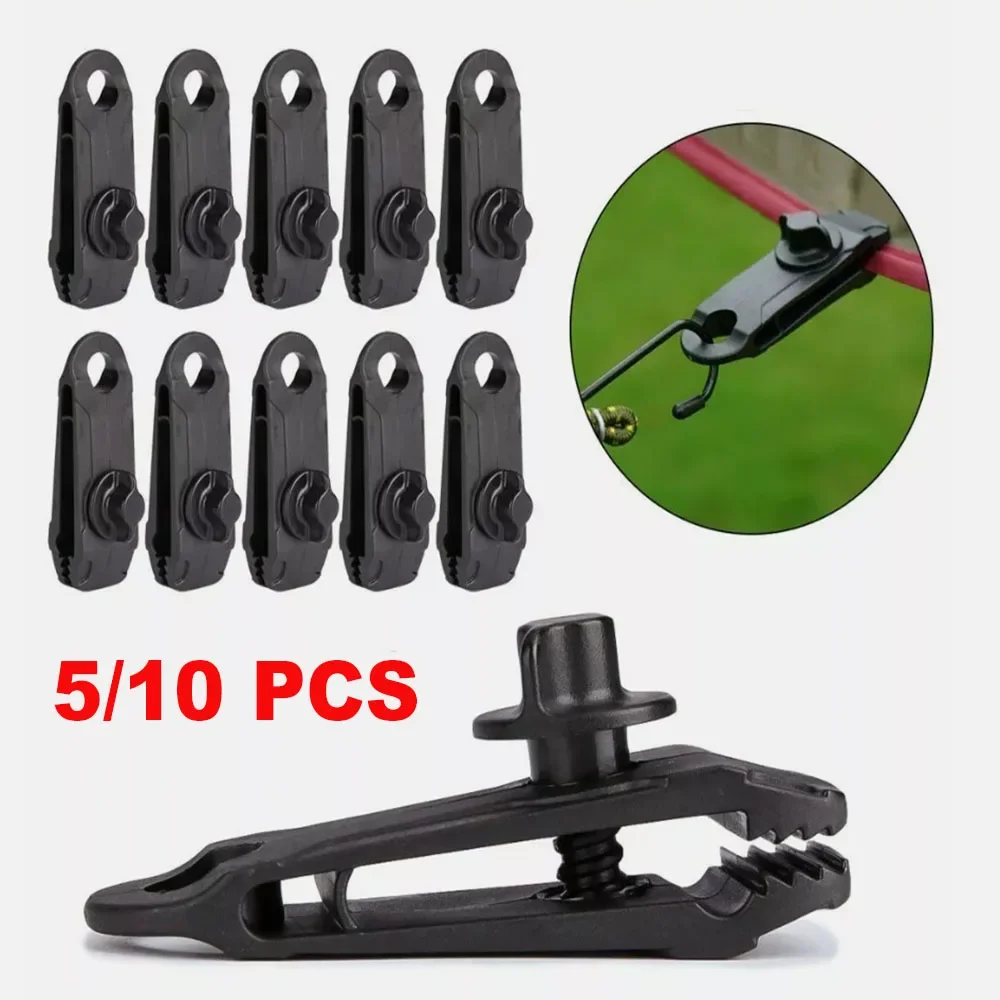 5/10PC Heavy Duty Camping Plane Clips Clamp Leinwand Lock Grip Zelt Befestigungen Clips Pool Markise Bungee Schnur auto Straffen für Outdoor