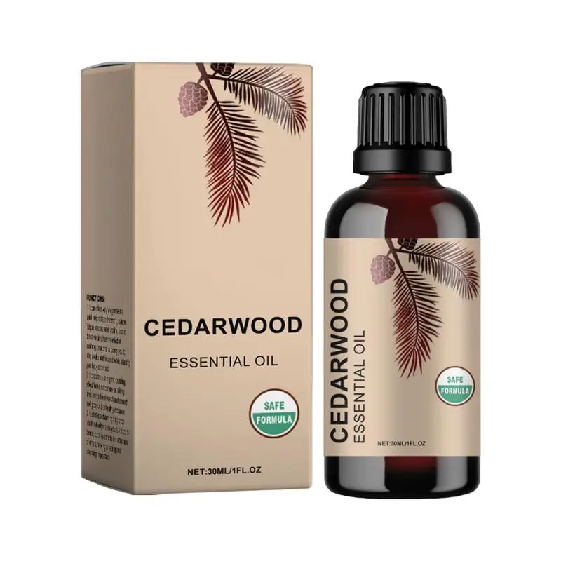 30ml Soothing Moisturizing Oil Scented Cedarwood Calming Skin Oil Cedarwood Essentiall Oil Relieve Stress Message Oil Body Oil