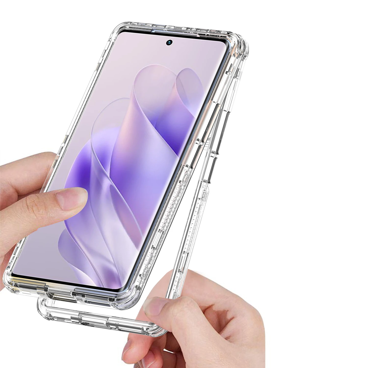 3 in 1 Hybrid Armor Shockproof Case For Infinix Note 40Pro Plus GT 20 Pro Hard Plastic Frame Transparent TPU Back Cover Fundas