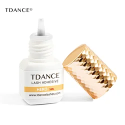 TDANCE HERO-adhesivo sensible de secado rápido, herramientas cosméticas profesionales de larga duración, resistente al agua, pegamento para pestañas, 5ml, 0,5-1 segundos