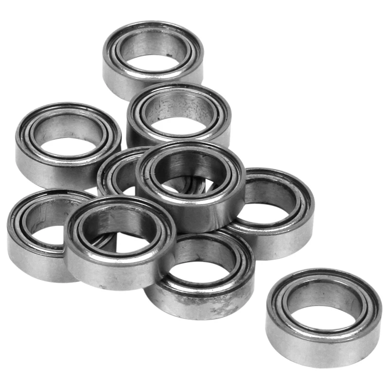 20 Pcs Miniature Sealed Metal Shielded Metric Radial Ball Bearing Model, MR115 ZZ 5X11X 4MM & MR85-ZZ 5X8X2.5Mm