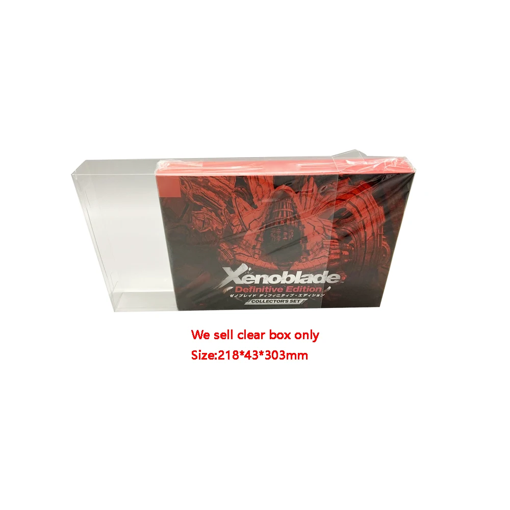 Transparent PET cover protective box for SWITCH NS Xenoblade Chronicles JP version Ultimate game colorful storage display box