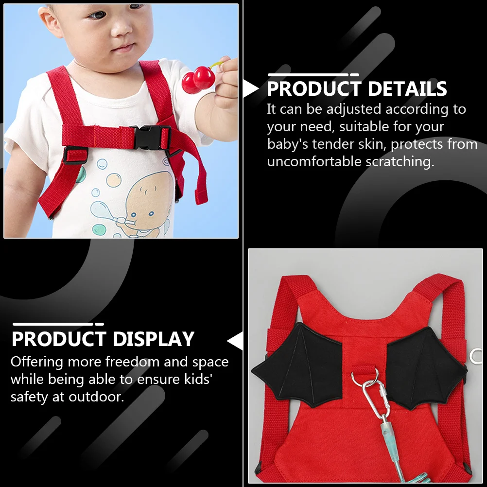 

Adjustable Baby Safety Harness Anti-Lost Rope Belt Strap For Toddler Lightweight Portable Outdoor Playground Park Supermarket