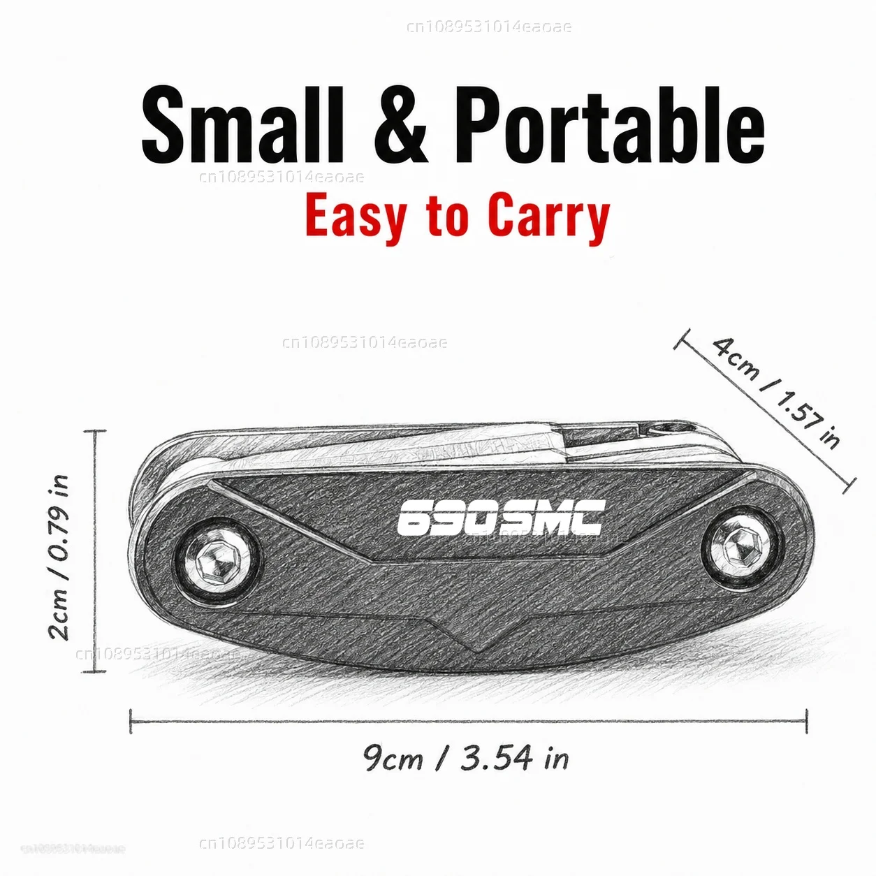 For KTM 690 SMC R 690 ENDURO R 2019-2026 Motorcycle Tool Repair Kit Multifunctional Screwdriver Wrench Hex Key Set Portable