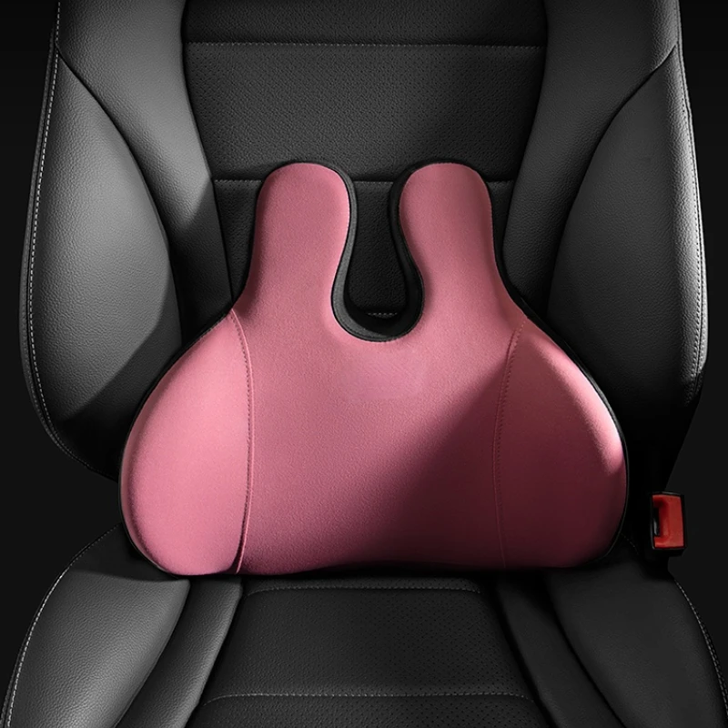 Waist-protecting back cushion for driving car backrest headrest car seat back cushion