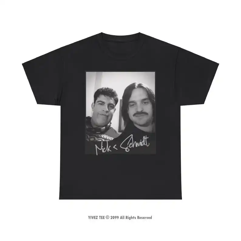 Nick Miller & Winston Schmidt College Selfie T-Shirt | Vintage  Nick and Schmidt the Pepperwood Chronicles Gift Merch