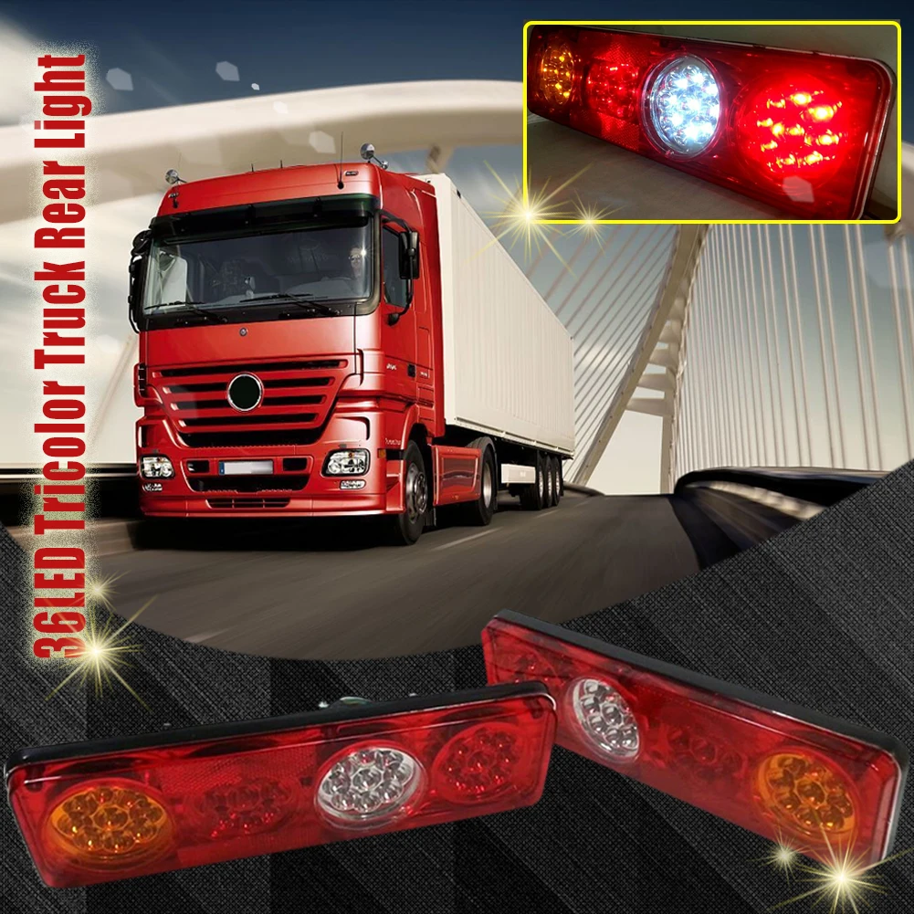 1PCS 36LED Truck Rear Tail Light Lamp for Trailer Caravan Light Lamp 12V/24V