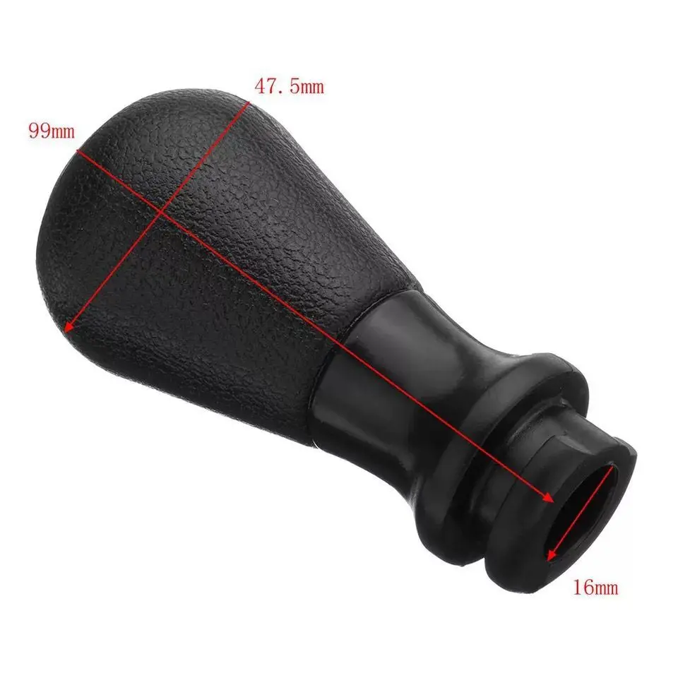 Auto Getriebe Shifter Knob Leder Stick Auto Getriebe Shifter Manuelle 5 Speed Shift Hebel Für Peugeot 106 206 306 406 407 107 207 307 205