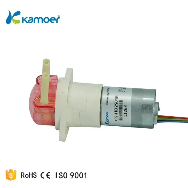 Kamoer KFS brushless 12V 24V DC speed pwm control water dispenser bldc motor peristaltic pump