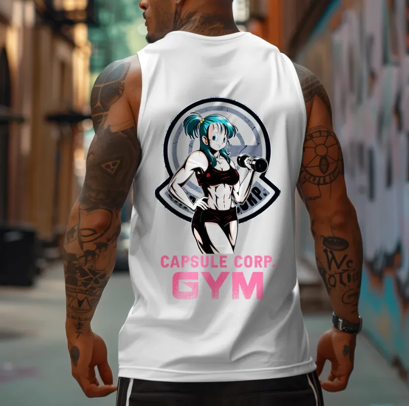 El chaleco sin mangas para hombre con estampado de personajes de Dragon Ball más vendido, ropa de calle de anime retro, ropa diaria