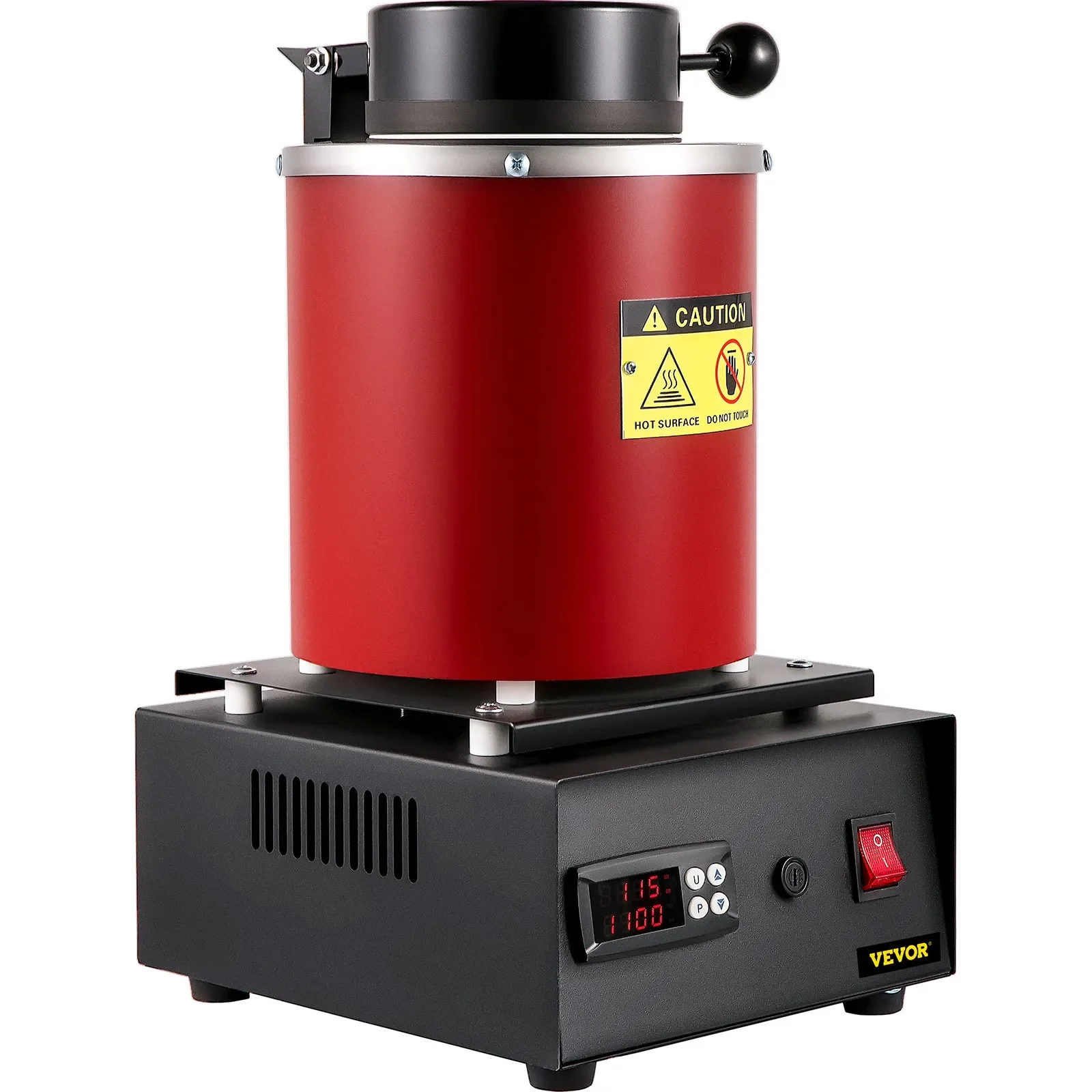 SIHAO Electric Metal Smelting Foundry Machine Pottery Wheel Ceramic Forming with Ceramic Crucible Gold Smelting Kit for Foundry