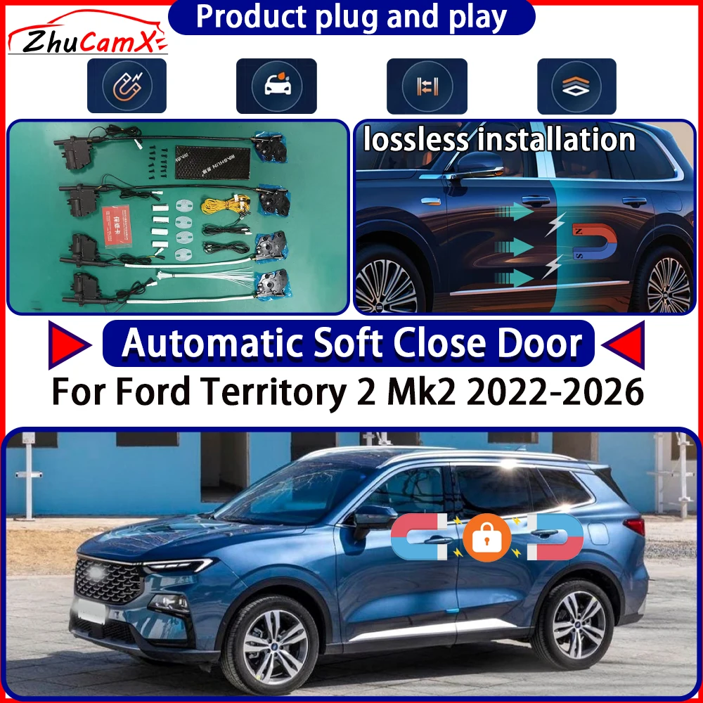 

OEM Electric Door Lock Actuator for Ford Territory 2 Mk2 2022-2026 Soft Close Door Kit Power Latch System Auto Door Easy Easy