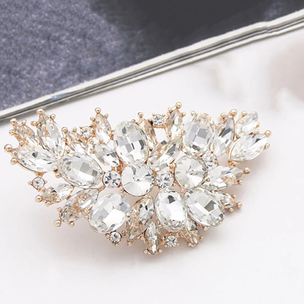 

Detachable Rhinestone Shoe Buckle Clips High Heel Decorative Charms Elegant Wedding Party Accessories Zinc Alloy Woman Shoe