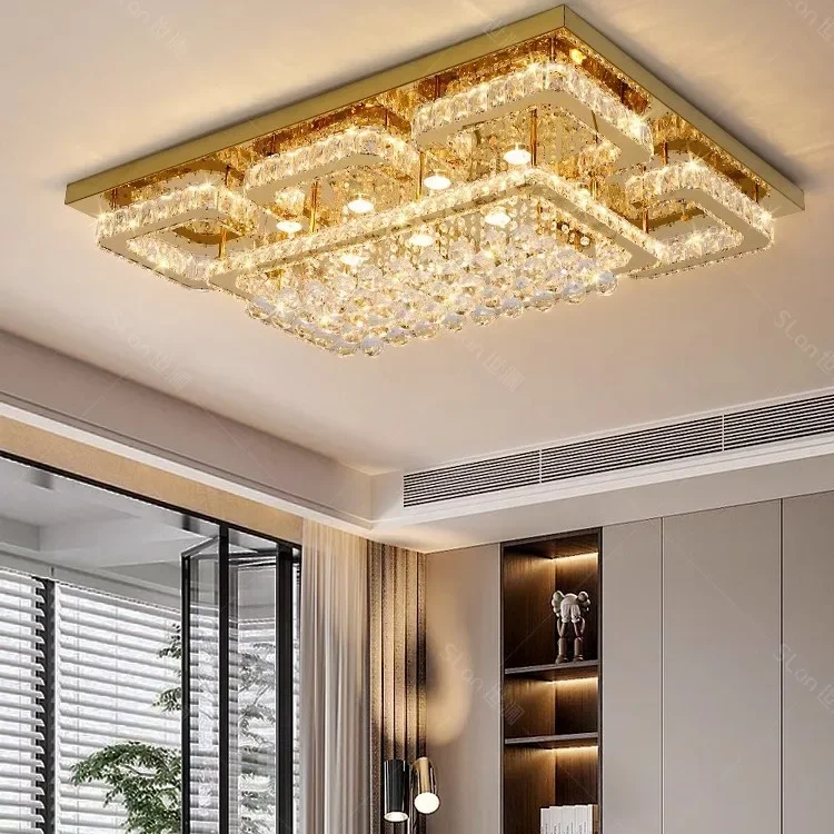 Living room main 2024 new model, ceiling light, modern light luxury, rectangular