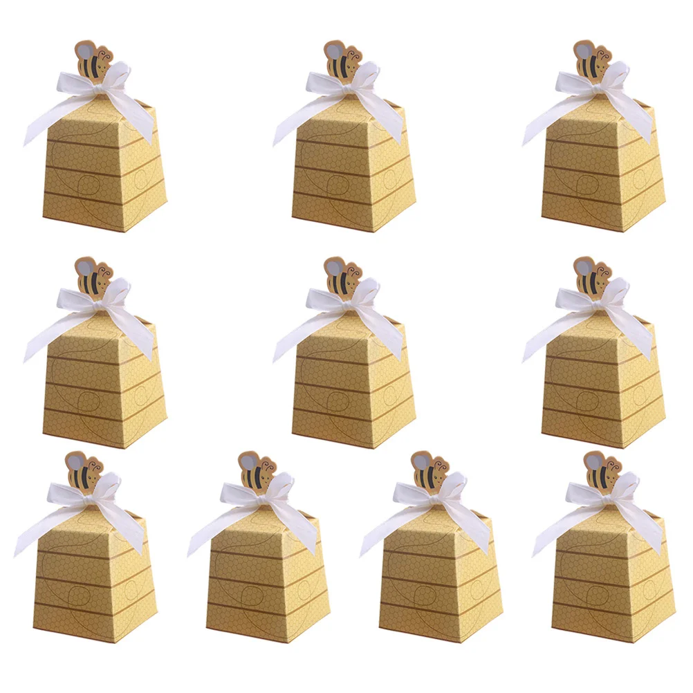 

25 Pcs Candy Bridesmaid Gifts for Stocking Stuffers Peg Trees Bee Paper Bag