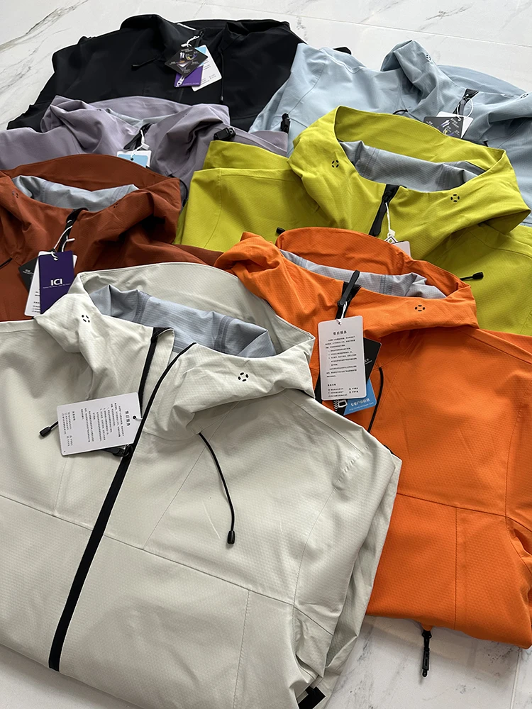 

Outdoor High-End Windproof Waterproof Autumn Spring Winter Men's Full-Body Glued Hard ell Jaet Polyester Fiber Zipper Clo...