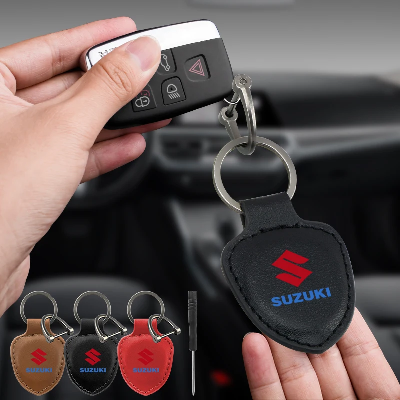 Car New Classic Vintage shield Keychain Gift For Suzuki Jimny Grand Vitara Sx4 Swift Alto Auto Accessories