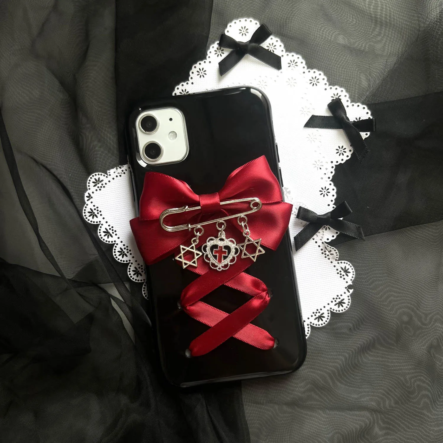 Red Black Iphone 16… - image