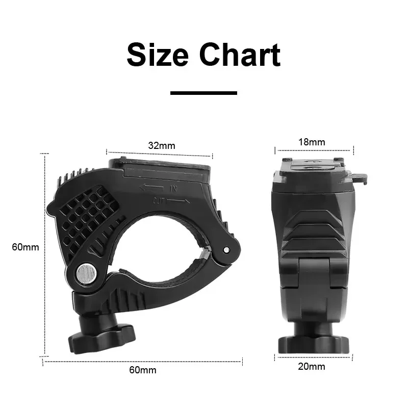 X-TIGER Bike Light Bracket For QD-1301/QD-1201/QD-1101/QD-1001/QD-0901 Bicycle Accessories (Not Include Bicycle Lights)