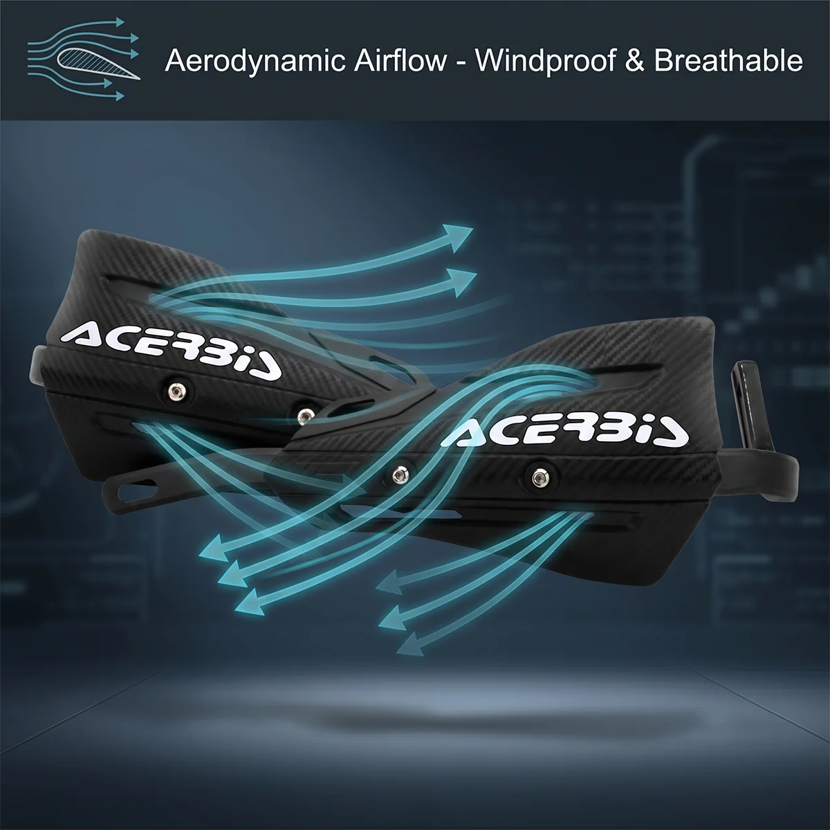 Universal Motorcycle Handguards Handlebar Hand Protector, Wind Impact Protection For Dirt Bike Enduro 22mm 28mm Handlebar