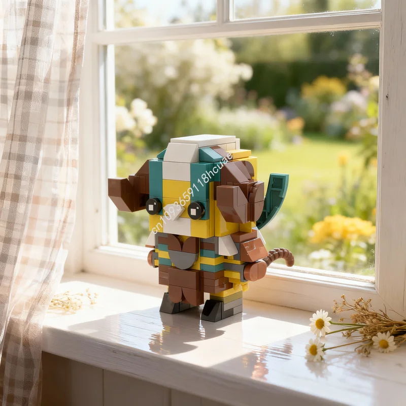 

Набор для сборки модели Elder Titan из Dota 2, 187 деталей, конструктор MOC Brickheadz, развивающая игрушка, подарок на Рождество, DIY, креативная идея