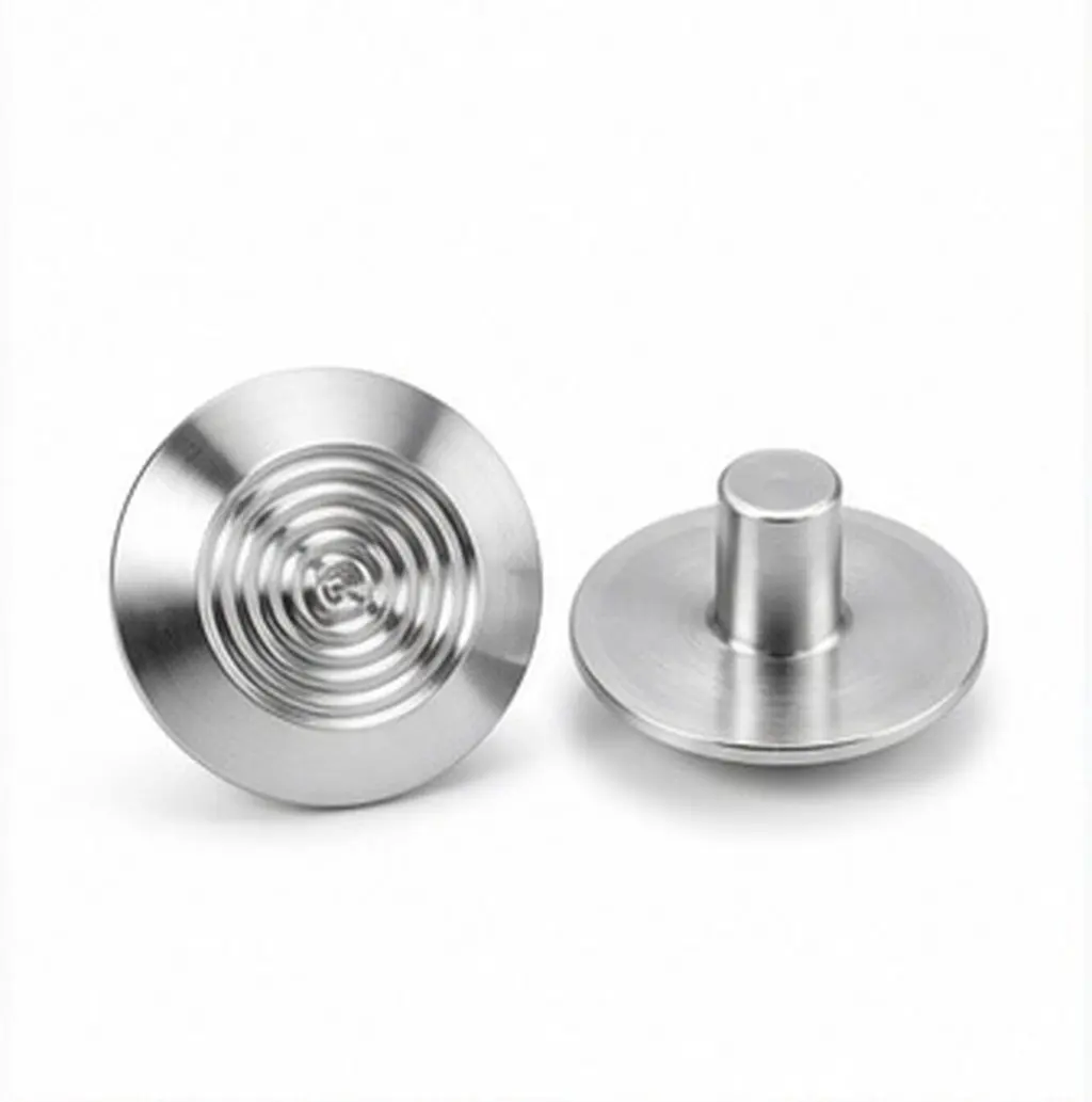 10Pcs Blind Pathway Studs Stainless Steel Tactile Nails 0.98 Inch Sidewalk Safety Indicators Public Area