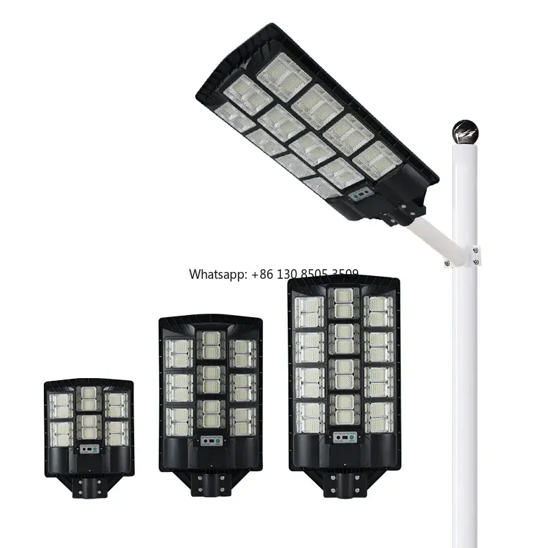 Waterproof Ip66 800w 1000w 2000w Outdoor Abs Solar Led Street Lamp Motion Sensor Street Light With Battery