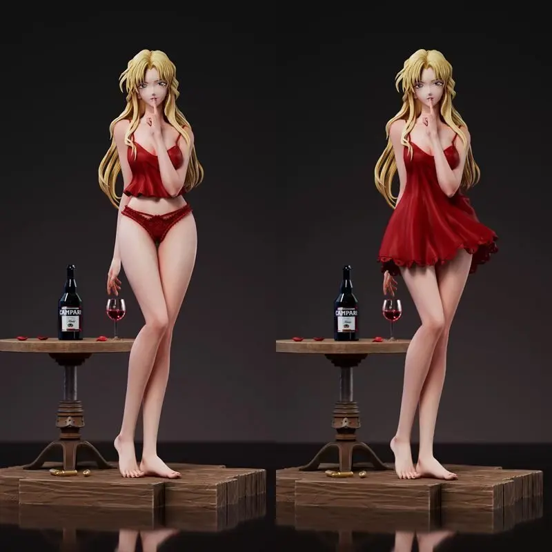 Figura de Anime Gk, Vermouth Detective Conan, Estatua de Resina, Juguete Coleccionable, Adorno de Escritorio para Fanáticos, Colección para Adultos, Regalo Ideal