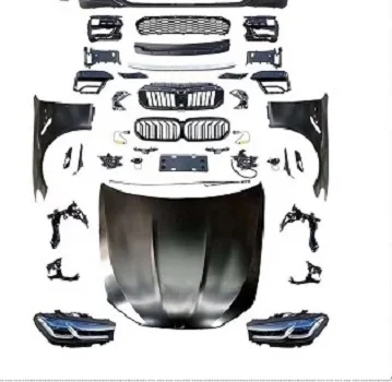 

igh quality car body kit for 5 series f10 upgrade to m5 model include front bumper assembly grille fender headlight