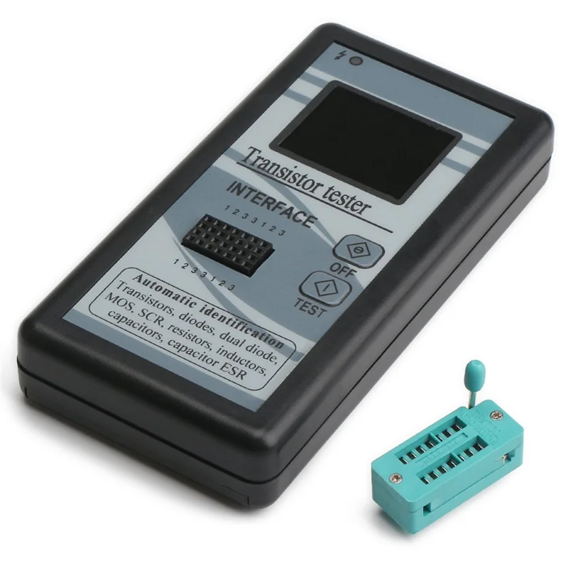 AD41-Multiuso M328 Transistor Tester Diodo Tiristore Capacità Resistore Induttanza MOSFET ESR Meter LCD