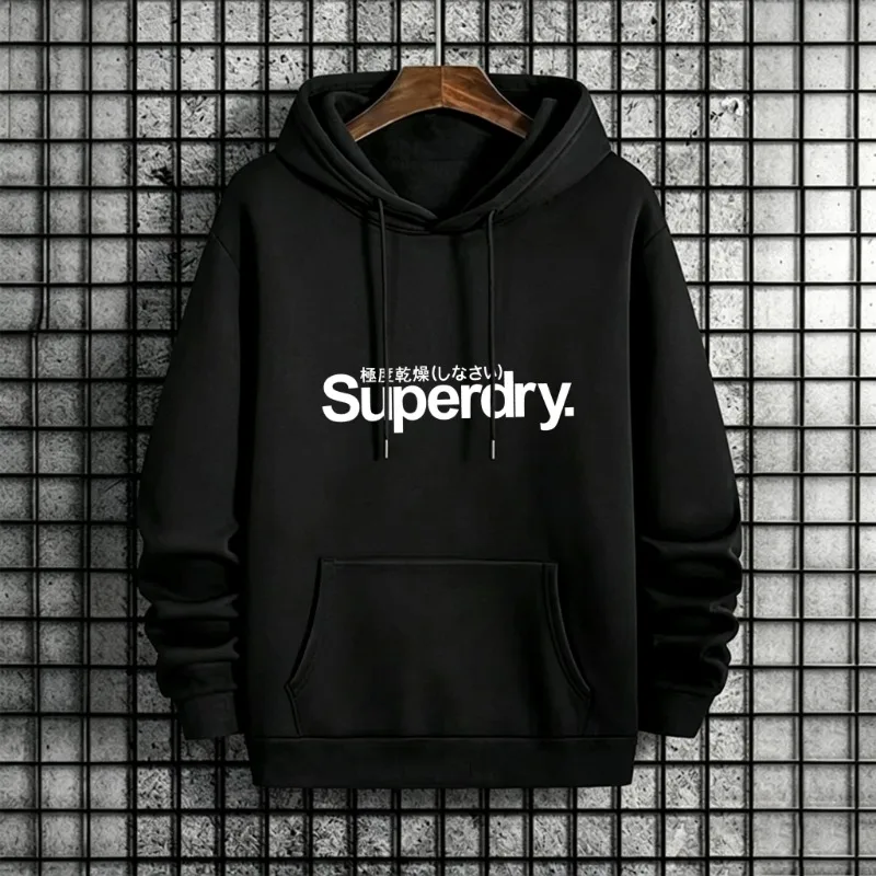 Men's Autumn Winter Warm Pullover Hoodie Casual Outdoor Gym Fitness Sweatshirt Premium Quality Versatile Activewear