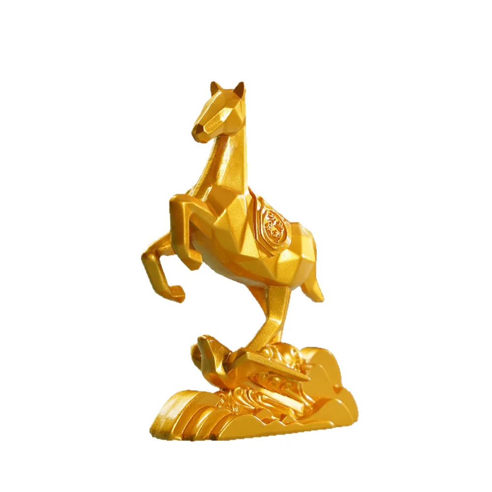 CX tea pet ornament resin craftsmanship horse to gongcheng tea set accessories souvenir gift