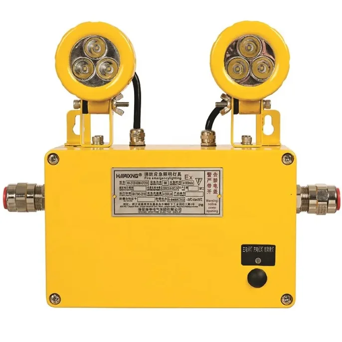 

6W LED Explosion-Proof Emergency Light for Oil Mining Smelting and Ships Fire Emergency 3H Time IP66