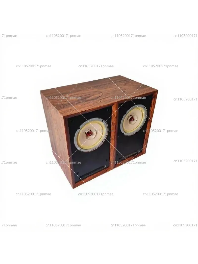 8 Inch Full Range Bookshelf Speakers Pair, 2-Way Coaxial Hi-Fi Home Audio Stereo Sound