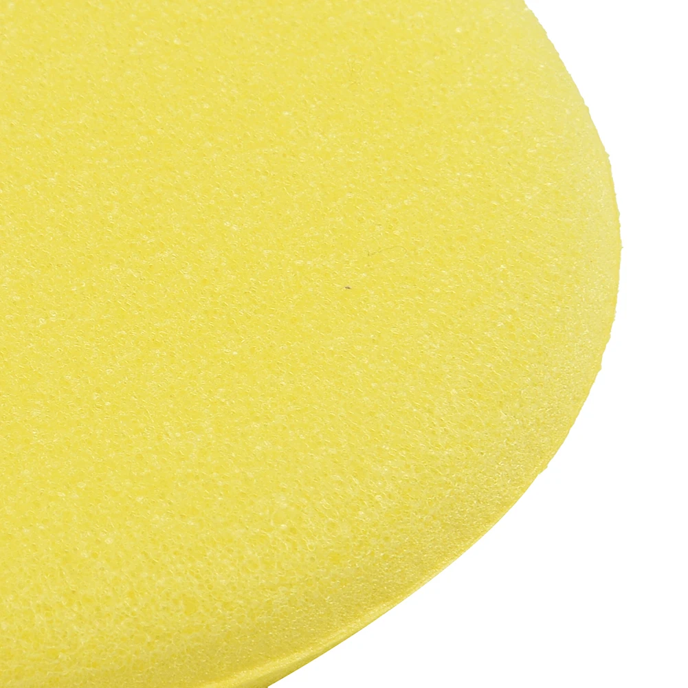 

Tool Sponge Paint Polishing Supplies Vehicle Waxing Yellow 12PCS Applicator Auto Care Clean Pads New Practical