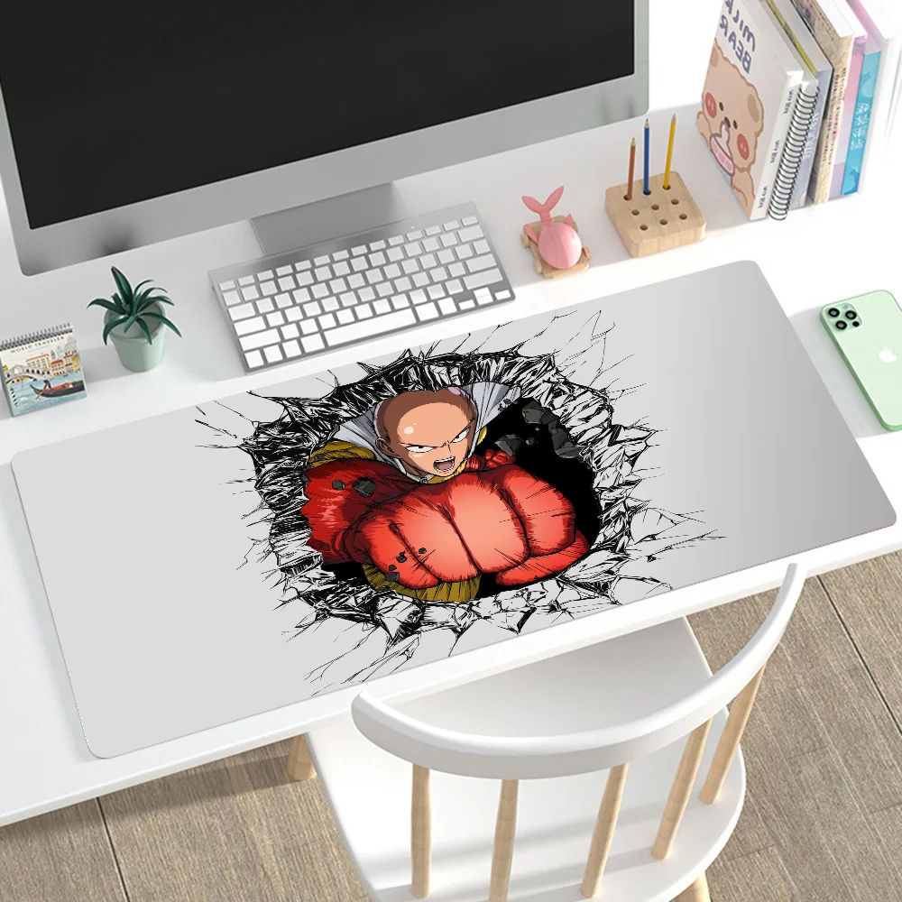 

One Punch Man Mousepad Mouse Mat Desk Mat With Pad Gaming Accessories Prime Gaming XXL Keyboard Pad Padding Mat