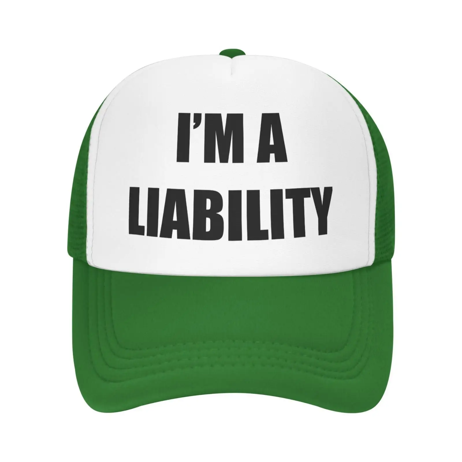 

Funny Trucker Hat - I'm A Liability - Crazy Party Gag Gifts Vintage Men Womens Snapback Baseball Caps