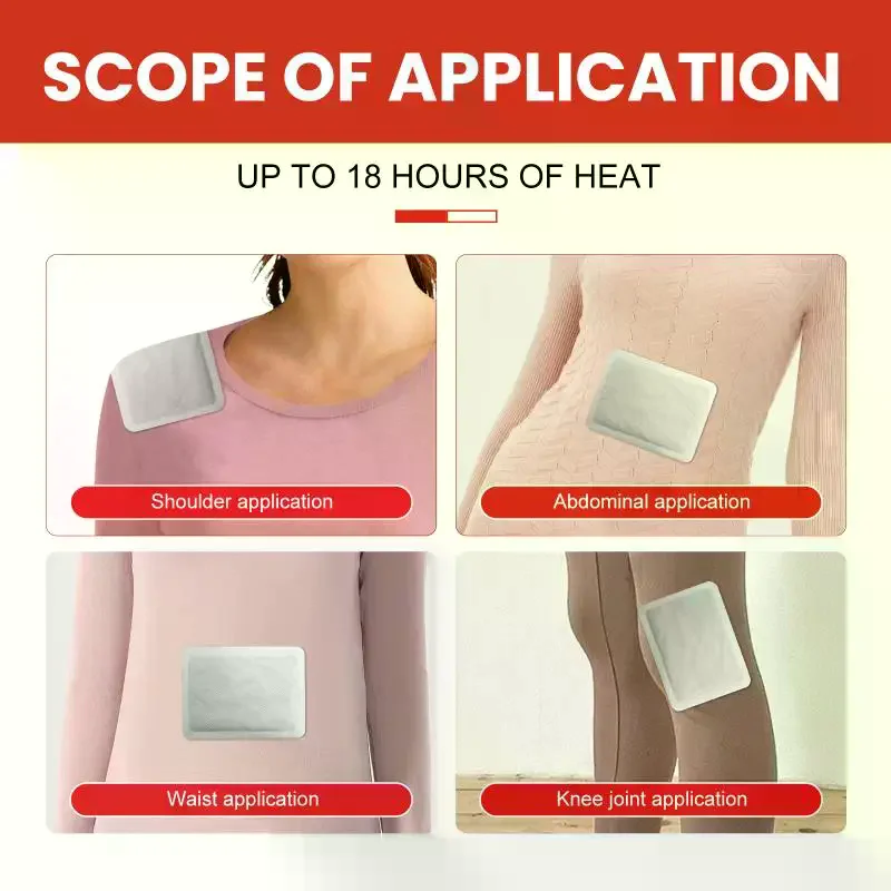 Portable Hand Warmers Quickly Generate Heat Increase Temperature Insulation Effect Lasts For 10 Hours Self Heating Body Warmers